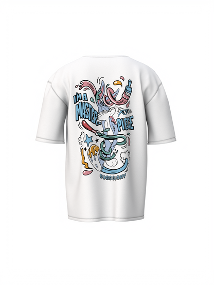 Bunny Cartoon T-Shirt Playful Graphic Tee for Toon Fans