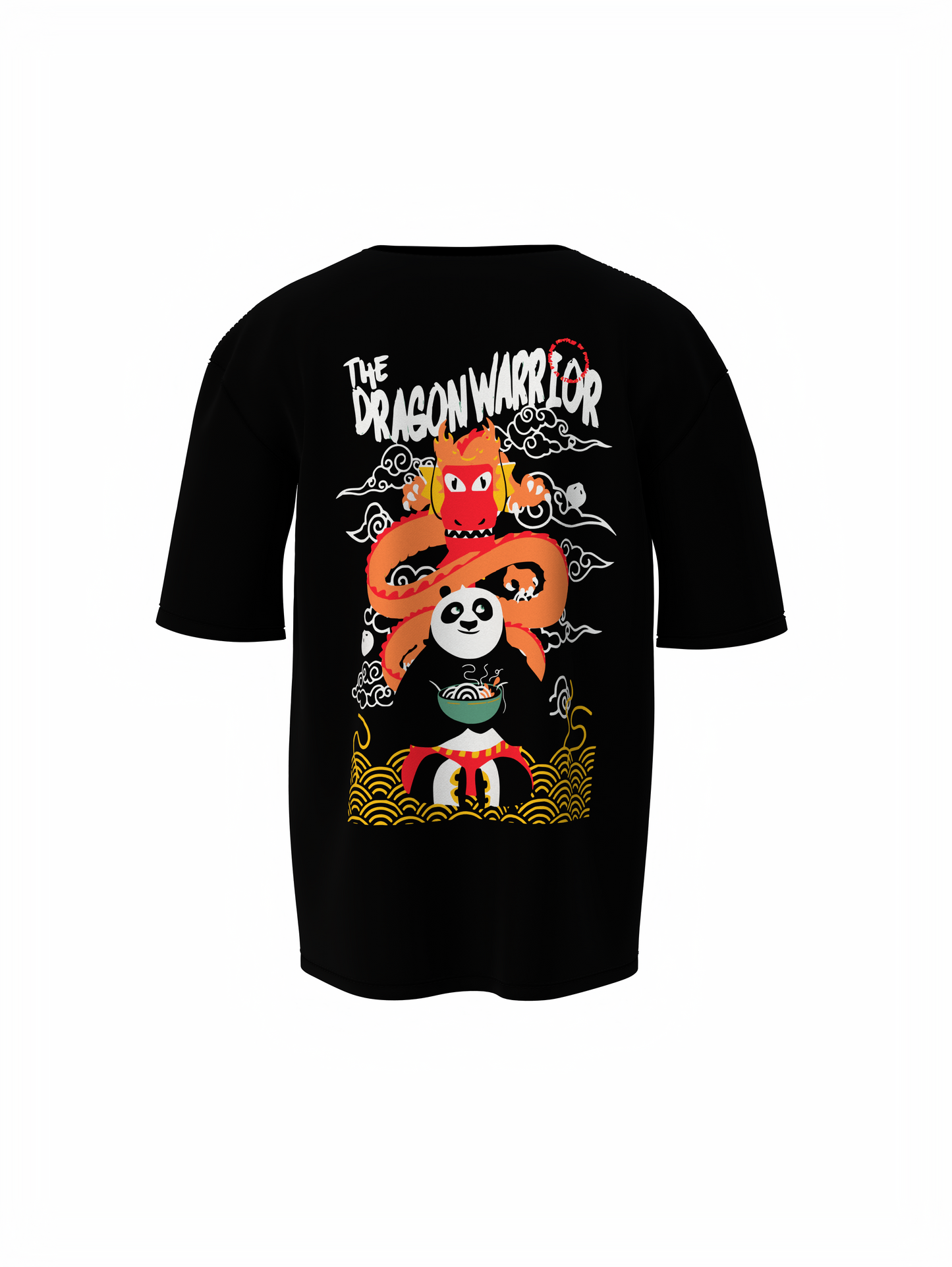 Skadoosh Panda Oversized T-Shirt Stylish Panda Graphic Tee