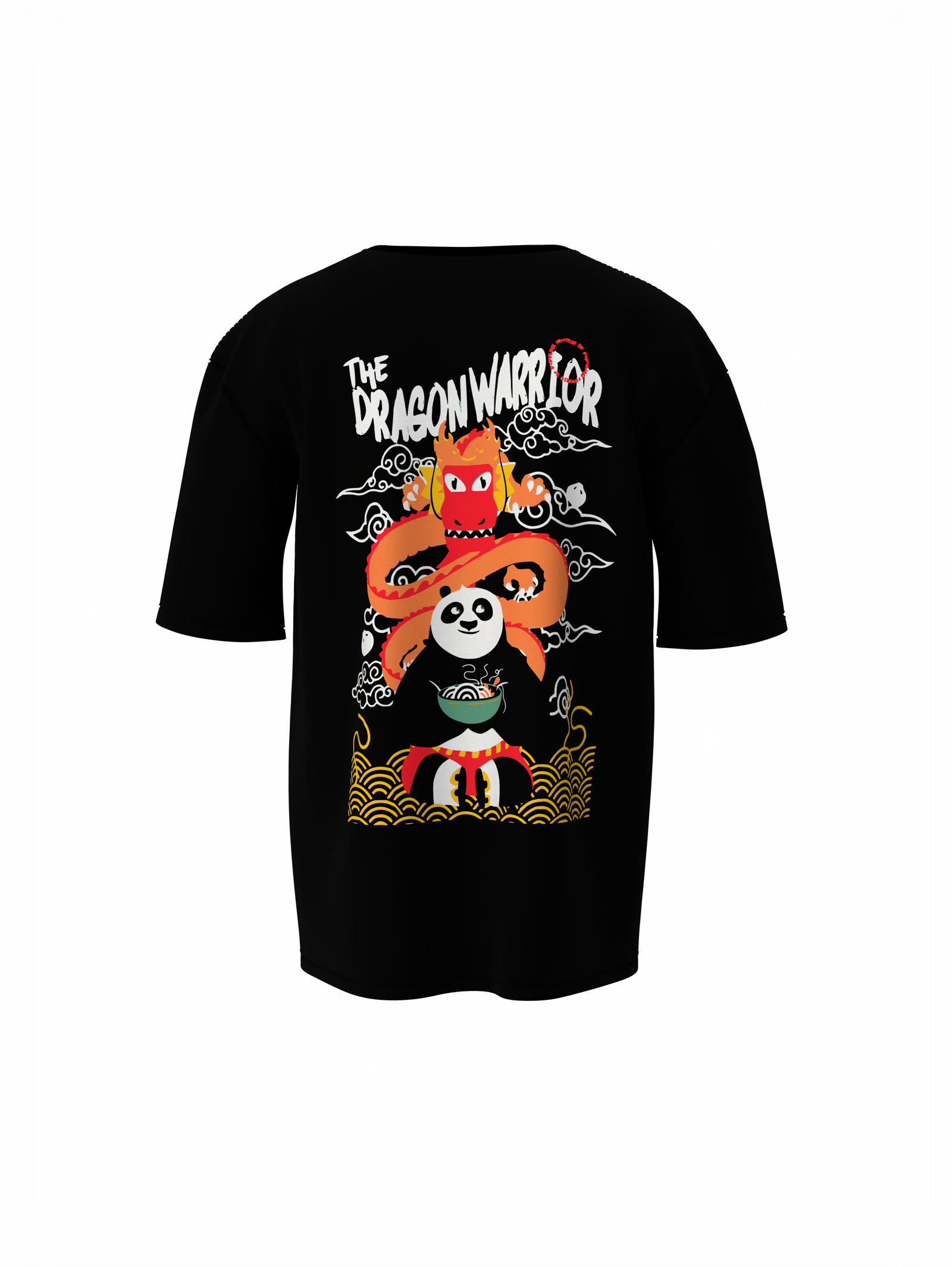 Skadoosh Panda Oversized T-Shirt Stylish Panda Graphic Tee