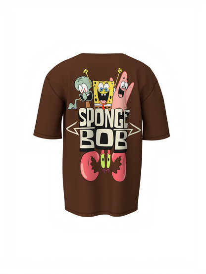 SpongeBob Cartoon Oversized T-Shirt