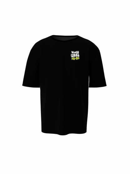 Morty Cartoon Unisex Black Oversized T-Shirt – Bold Design