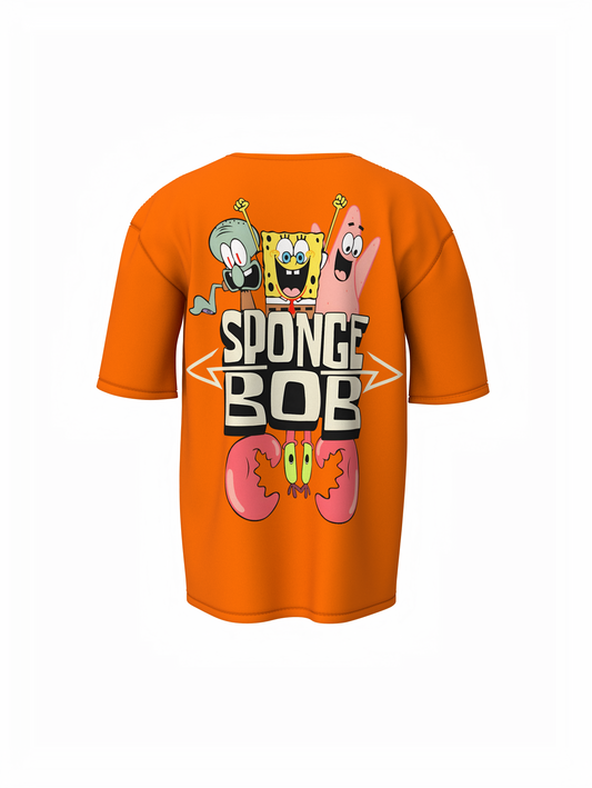 SpongeBob Cartoon Oversized T-Shirt