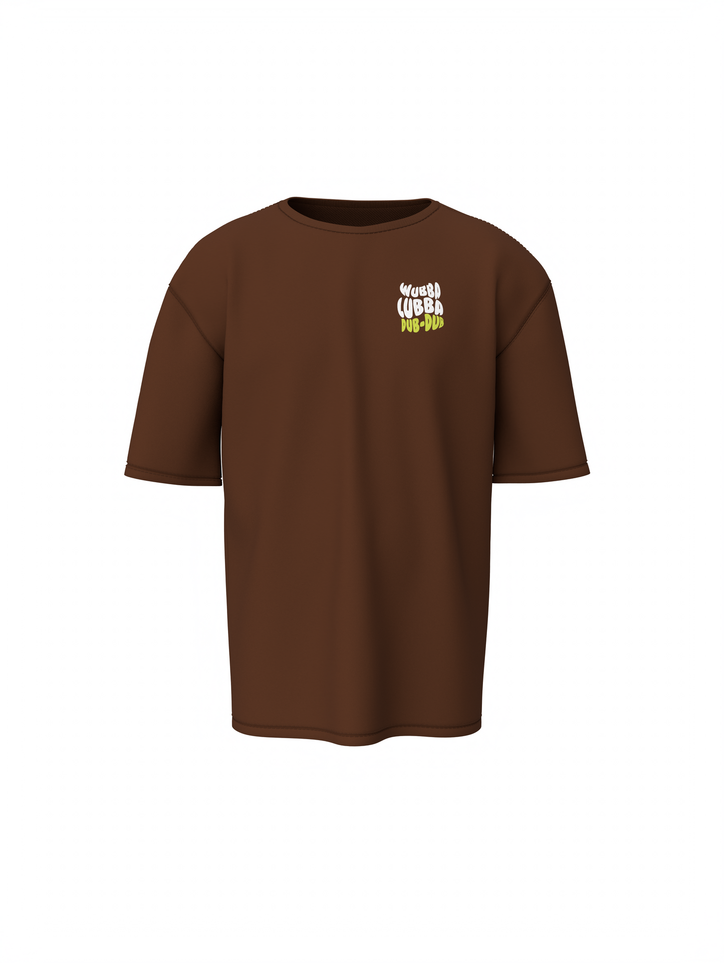 Morty Cartoon Unisex Brown Oversized T-Shirt – Bold Design