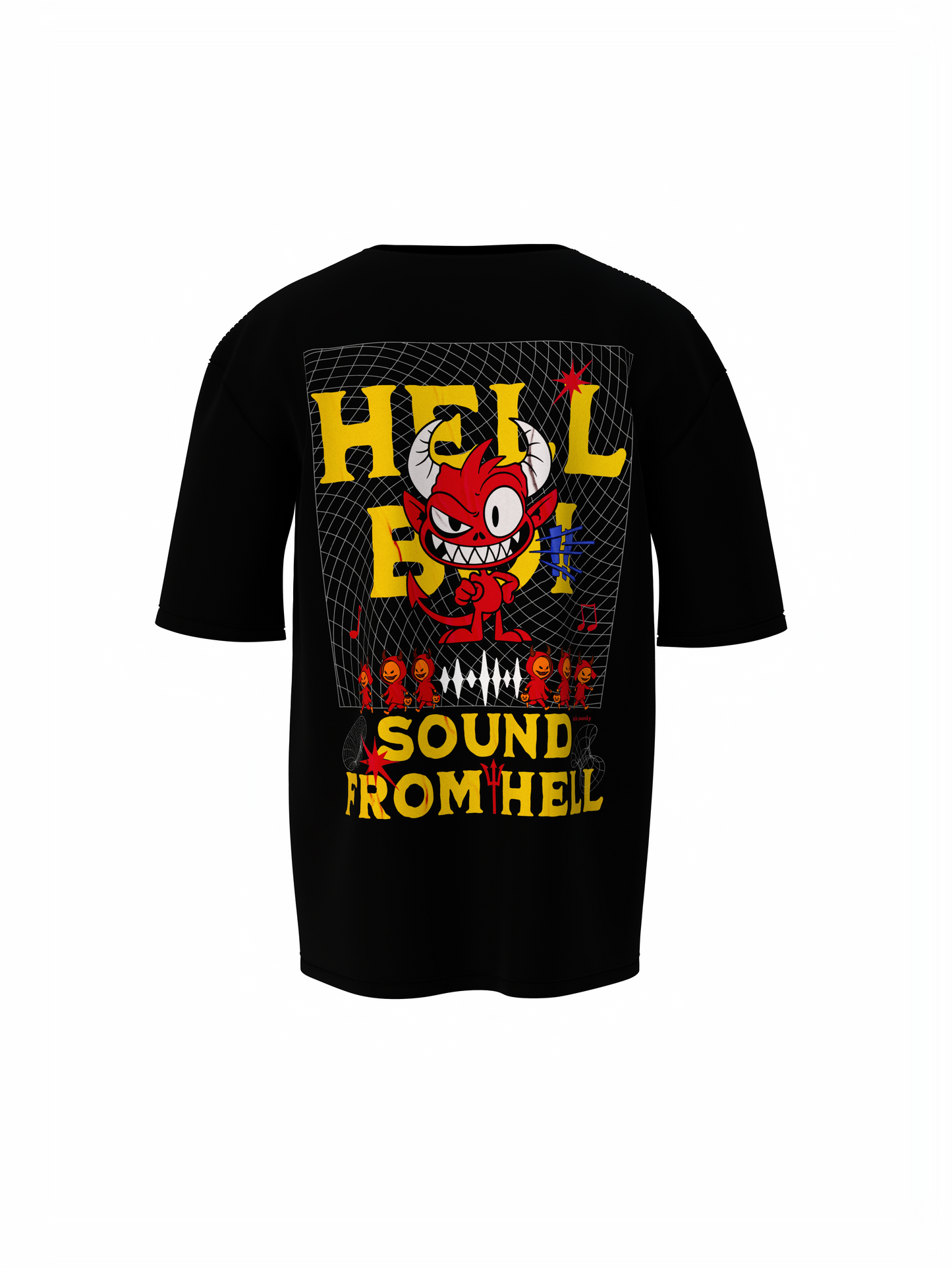 Small Devil Oversized T-Shirt for Bold Streetwear Style Now