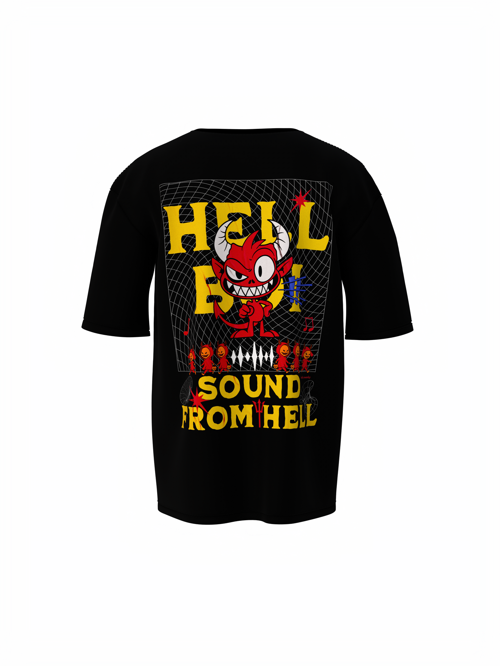 Small Devil Oversized T-Shirt for Bold Streetwear Style Now