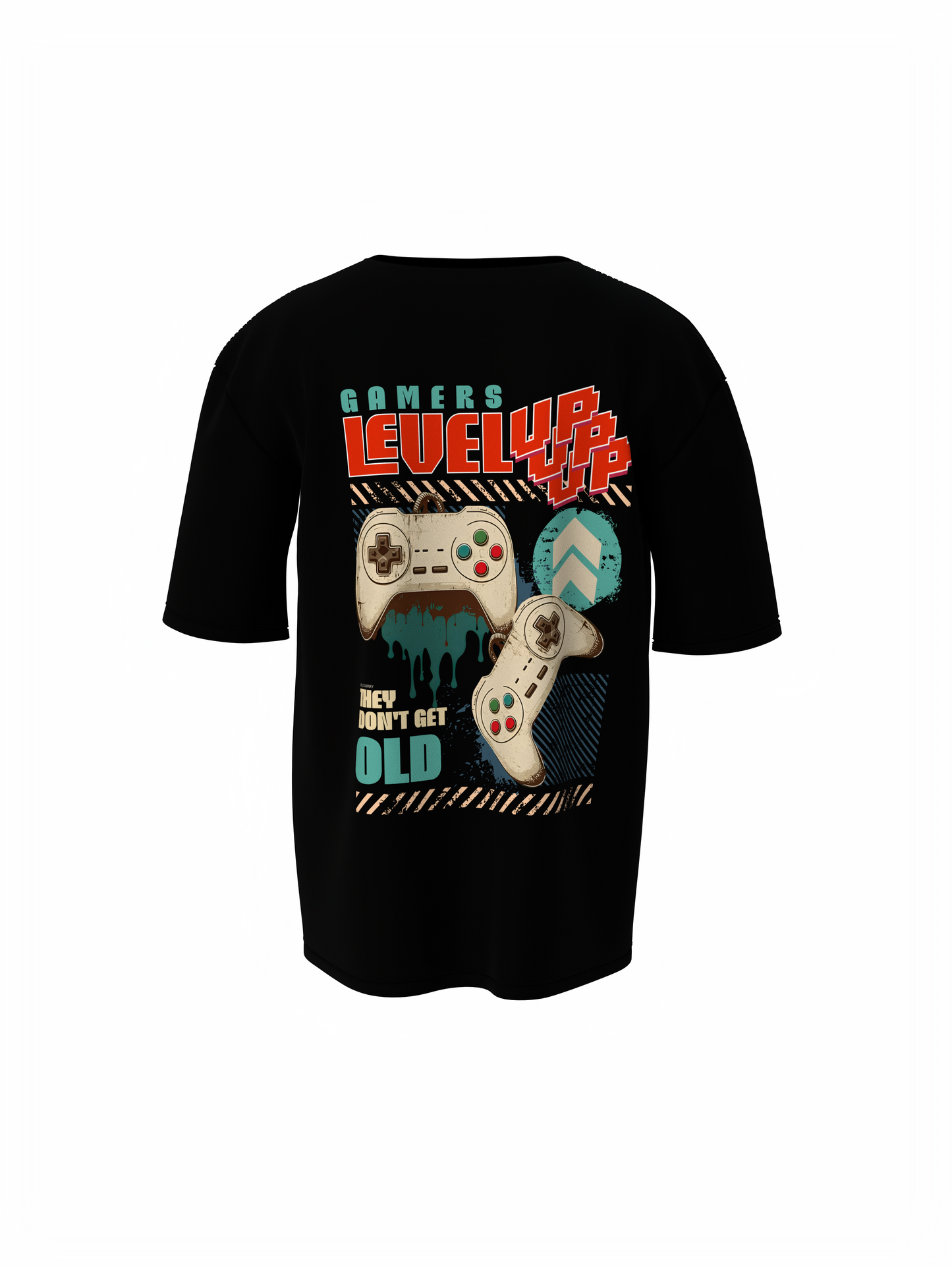 Level Up Oversized T-Shirt for Modern Casual Wear