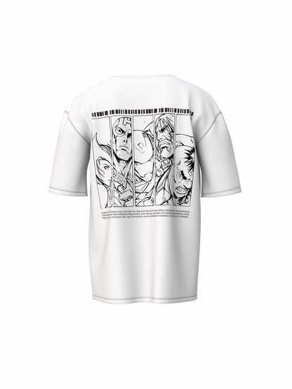 Marvel Characters Oversized T-Shirt – Bold Graphic Streetwear