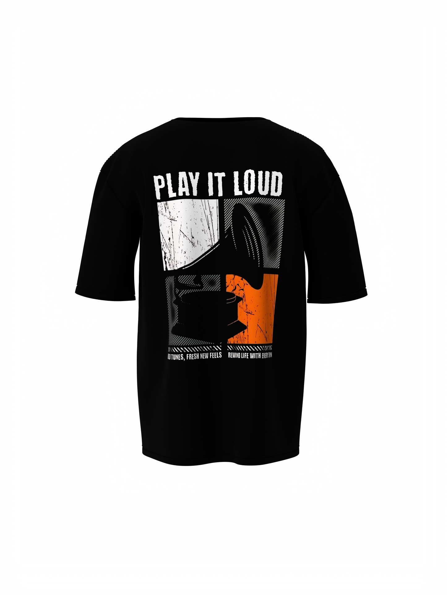 Play It Loud Oversized T-Shirt – Stylish Casual Oversized Tee