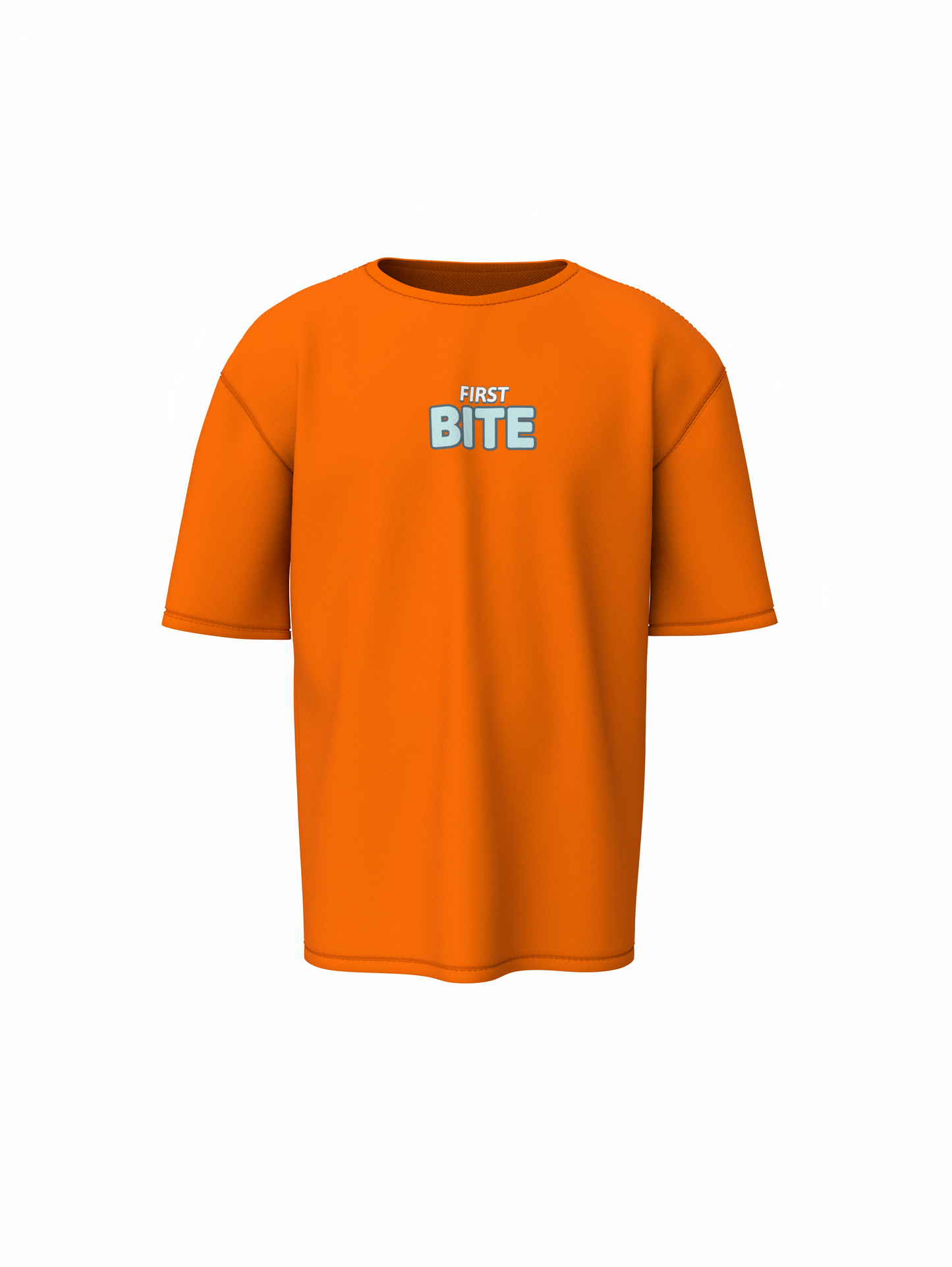 Love at First Bite Orange Oversized T-Shirt Love Vibes Wear