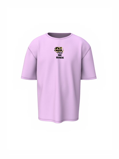 Mixtape Love Graphic Lavender Oversized T-Shirt Unisex Tee