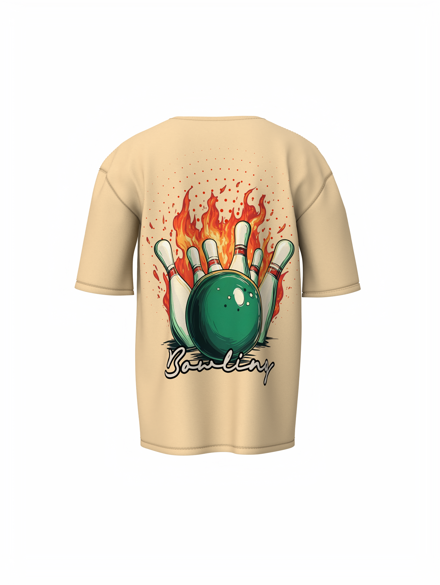 Bowling Game Oversized T-Shirt Strike Style Alley Kings