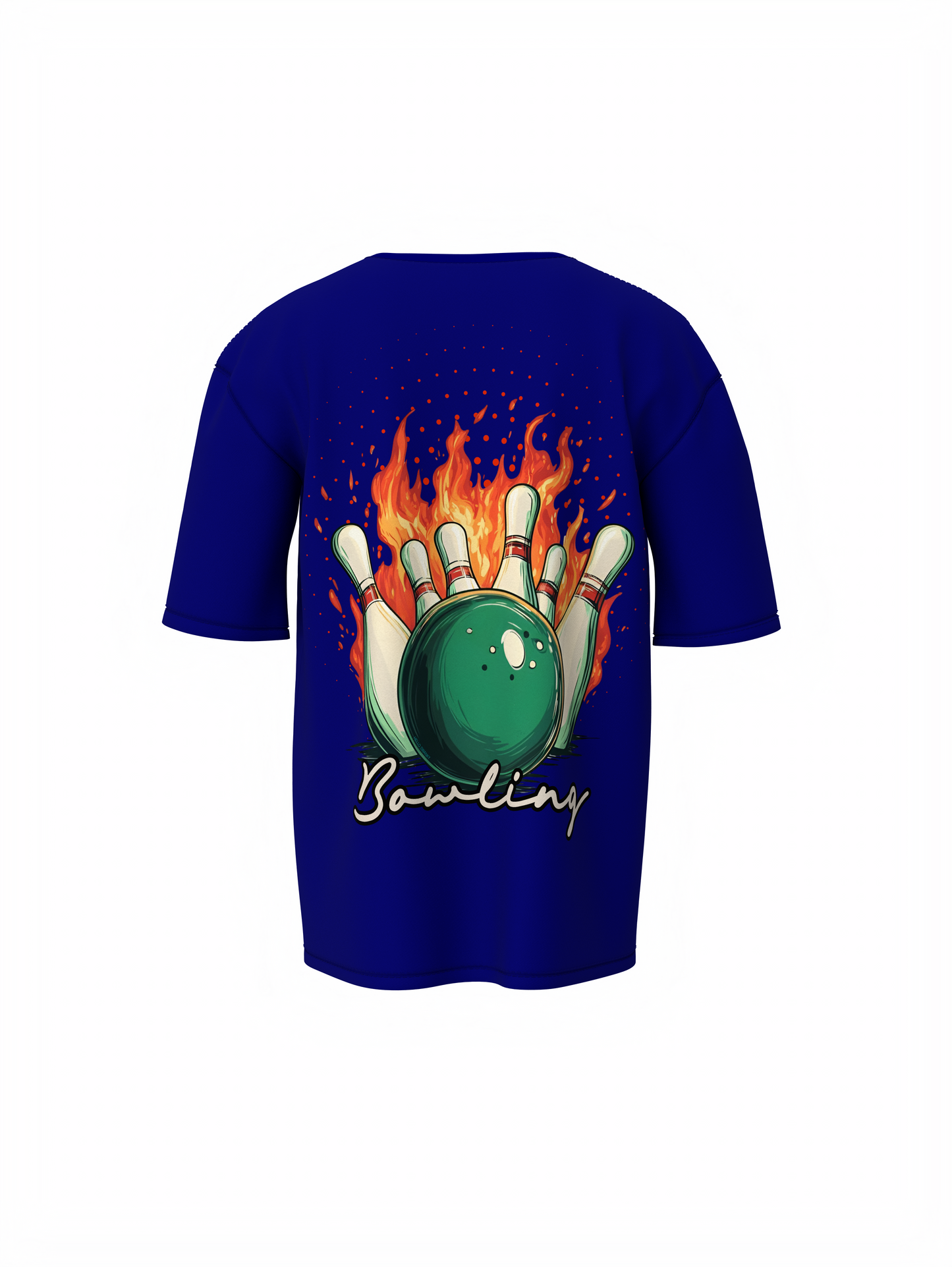 Bowling Game Oversized T-Shirt Strike Style Alley Kings