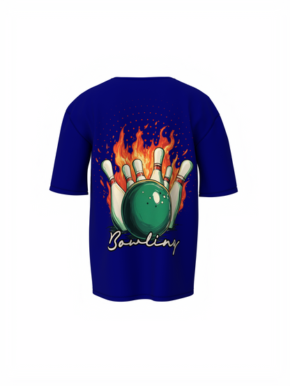 Bowling Game Oversized T-Shirt Strike Style Alley Kings
