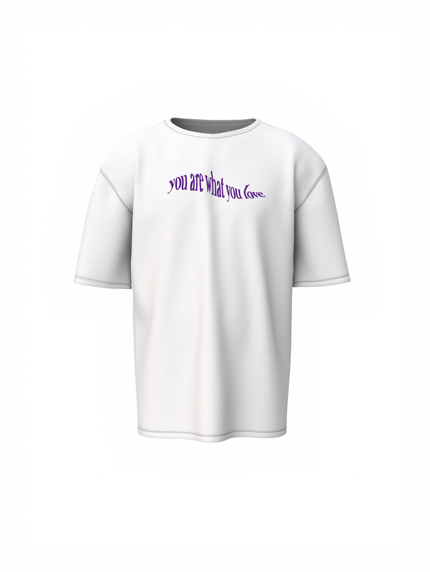 Olivia Music Graphic White Oversized T-Shirt Hollywood Vibe