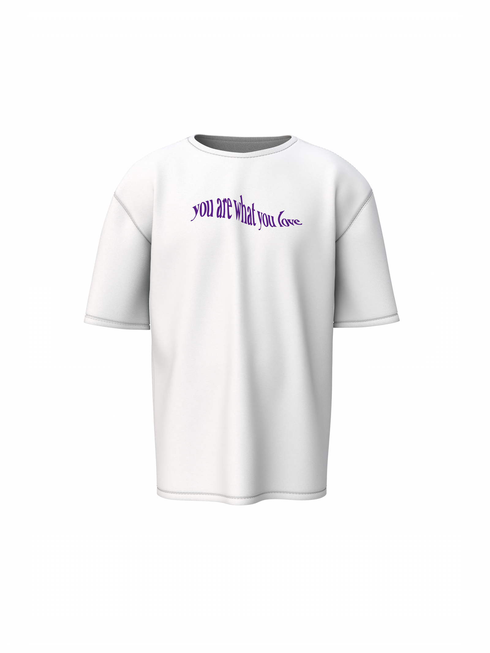 Olivia Music Graphic White Oversized T-Shirt Hollywood Vibe
