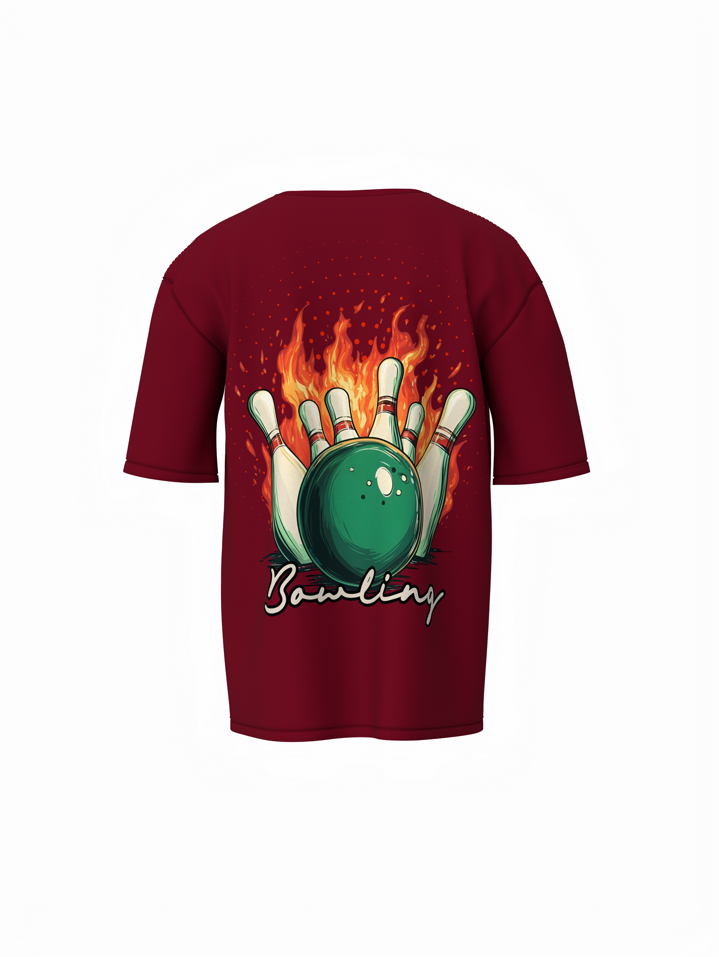 Bowling Game Oversized T-Shirt Strike Style Alley Kings