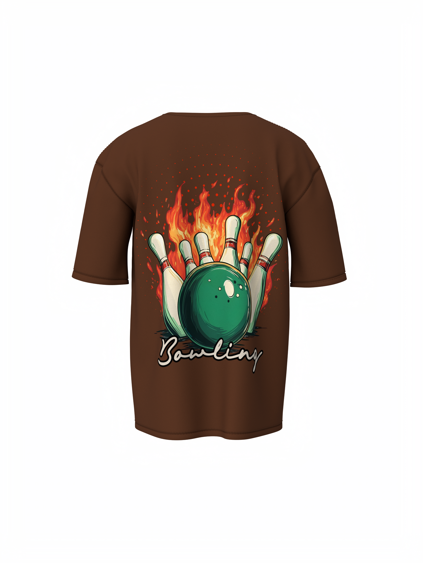Bowling Game Oversized T-Shirt Strike Style Alley Kings