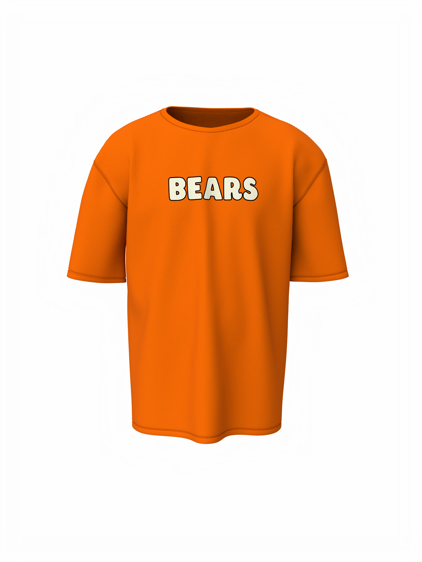 Three Bears Oversized T-Shirt Cute Cartoon Graphic Tee Fits