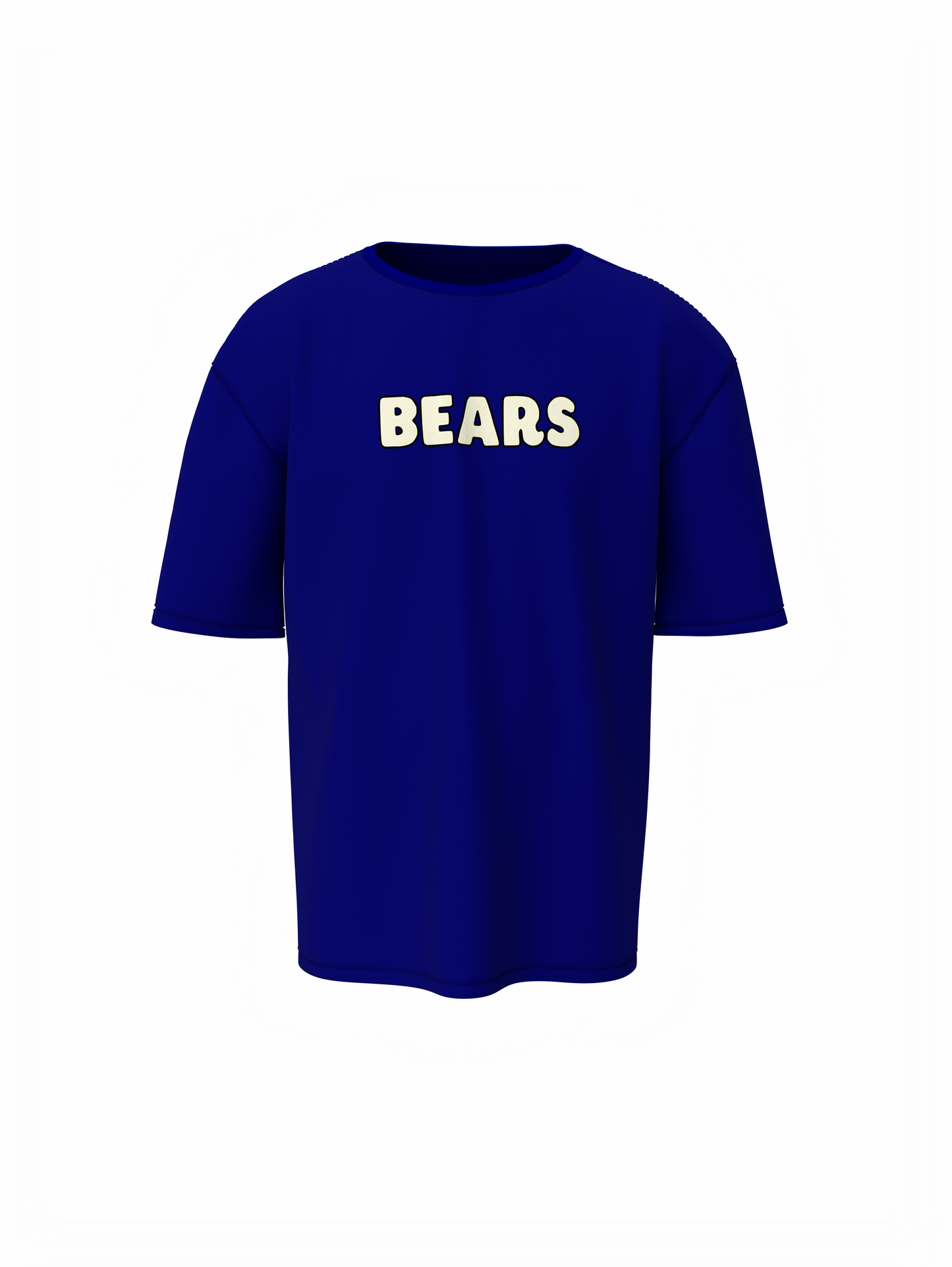 Three Bears Oversized T-Shirt Cute Cartoon Graphic Tee Fits