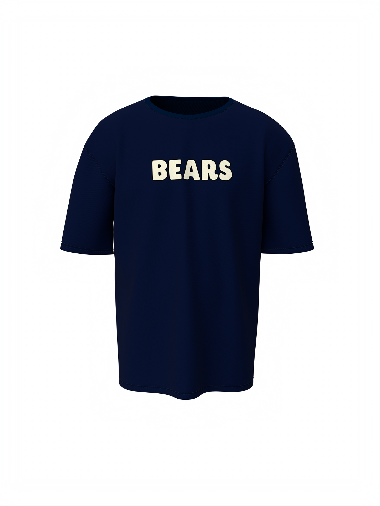 Three Bears Oversized T-Shirt Cute Cartoon Graphic Tee Fits