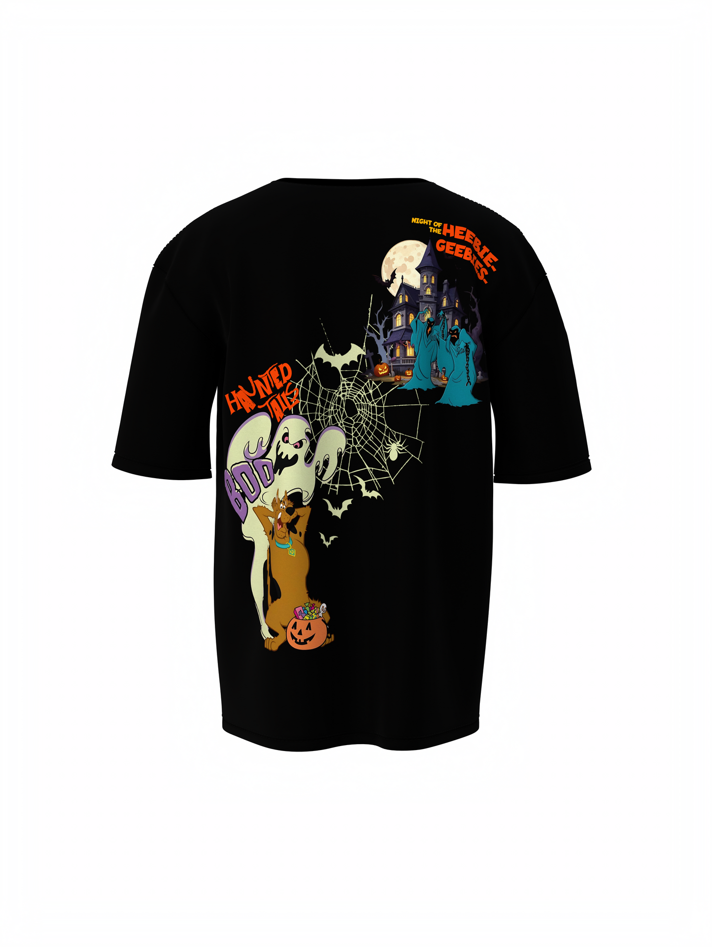 Scooby Doo Cartoon Oversized T-Shirt Fun Vintage Print Style