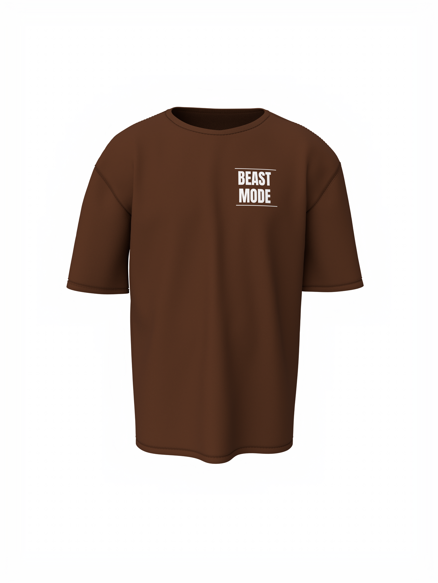 Beast Mode Oversized T-Shirt Bold & Comfortable Workout Tee