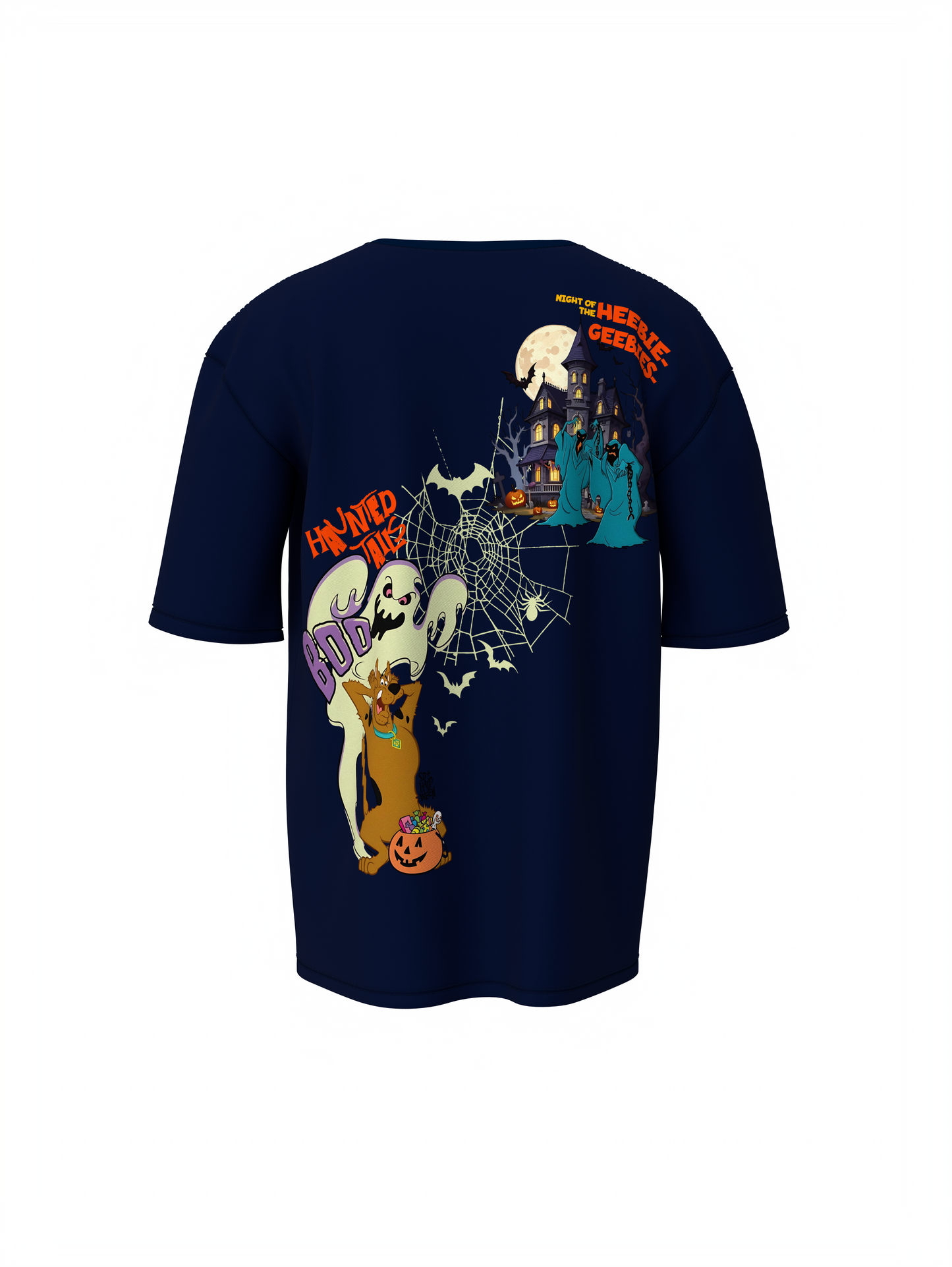 Scooby Doo Cartoon Oversized T-Shirt Fun Vintage Print Style