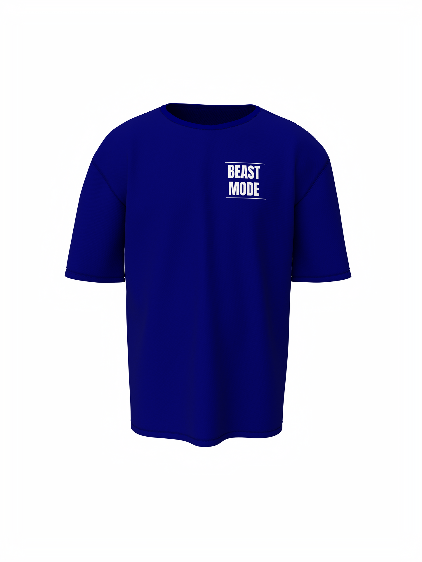 Beast Mode Oversized T-Shirt Bold & Comfortable Workout Tee