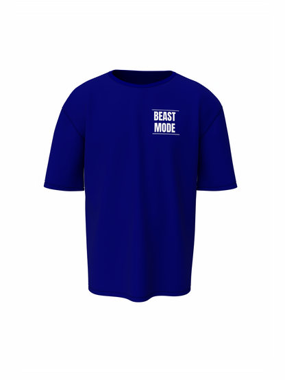 Beast Mode Oversized T-Shirt Bold & Comfortable Workout Tee
