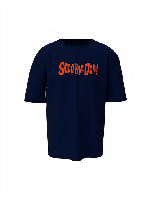 Scooby Doo Cartoon Oversized T-Shirt Fun Vintage Print Style