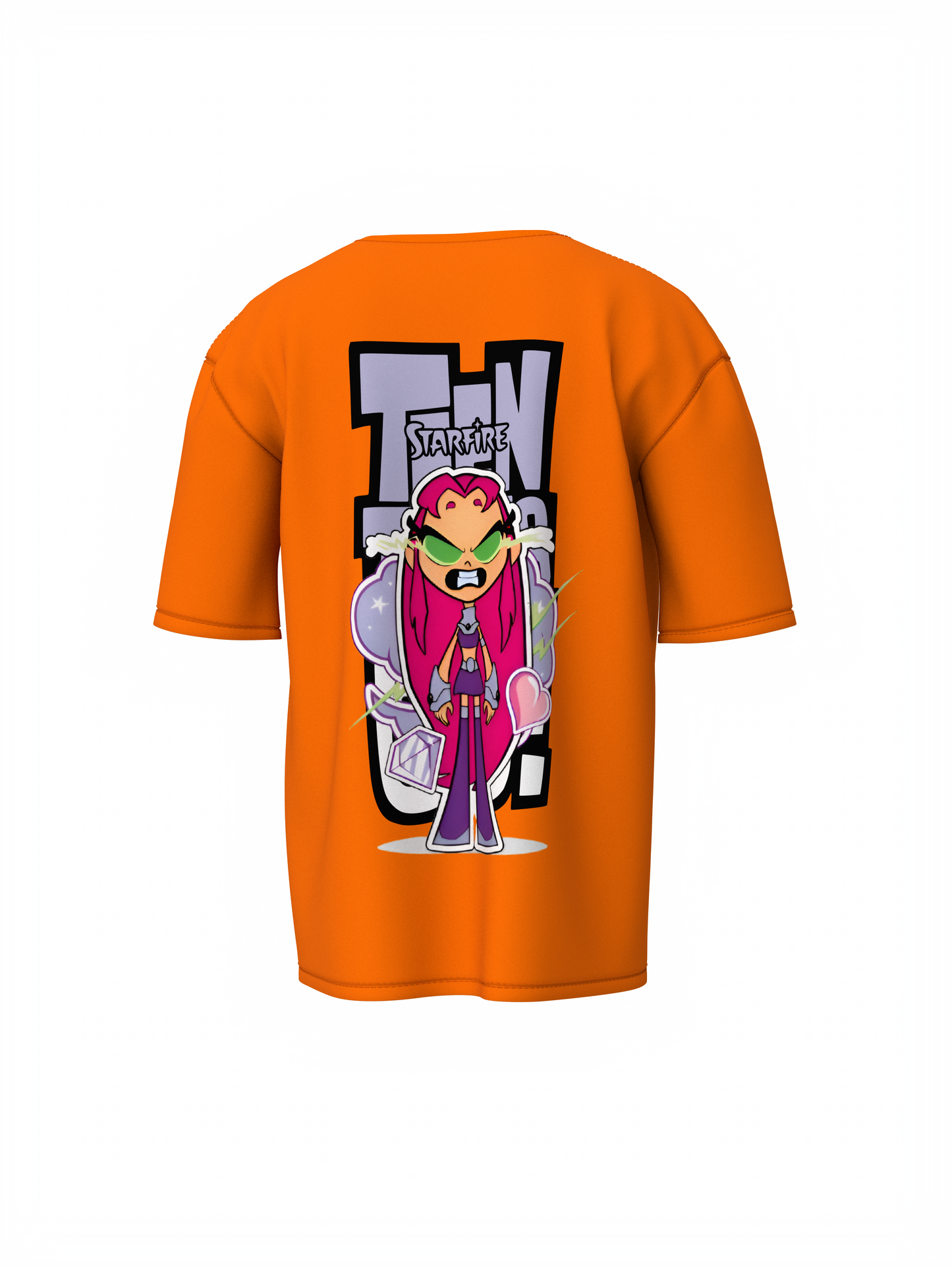 Teen Titans Oversized T-Shirt Cartoon Fans Streetwear Style