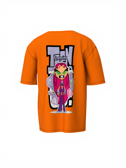 Teen Titans Oversized T-Shirt Cartoon Fans Streetwear Style