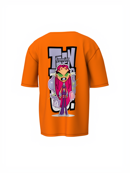 Teen Titans Oversized T-Shirt Cartoon Fans Streetwear Style