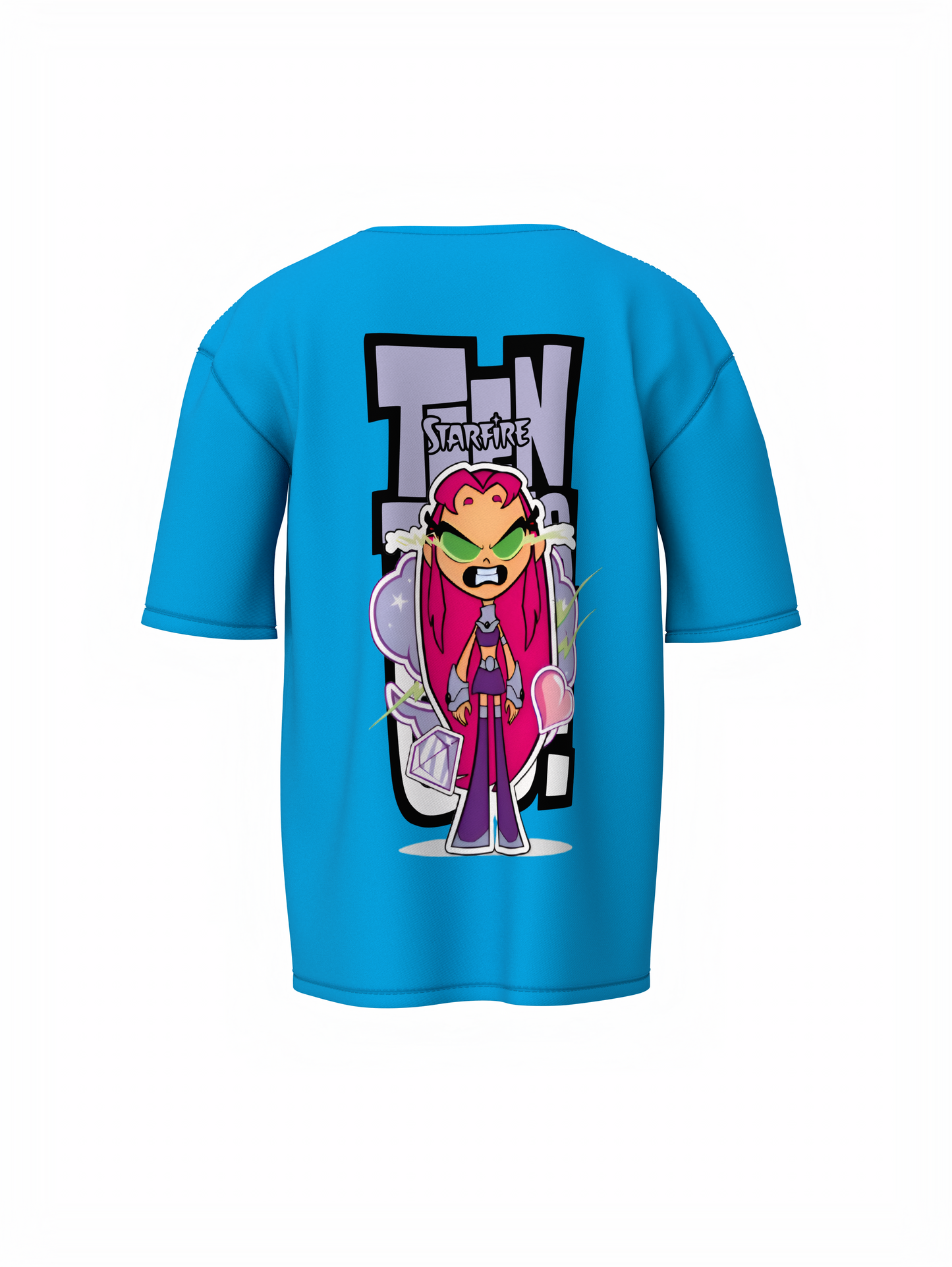 Teen Titans Oversized T-Shirt Cartoon Fans Streetwear Style