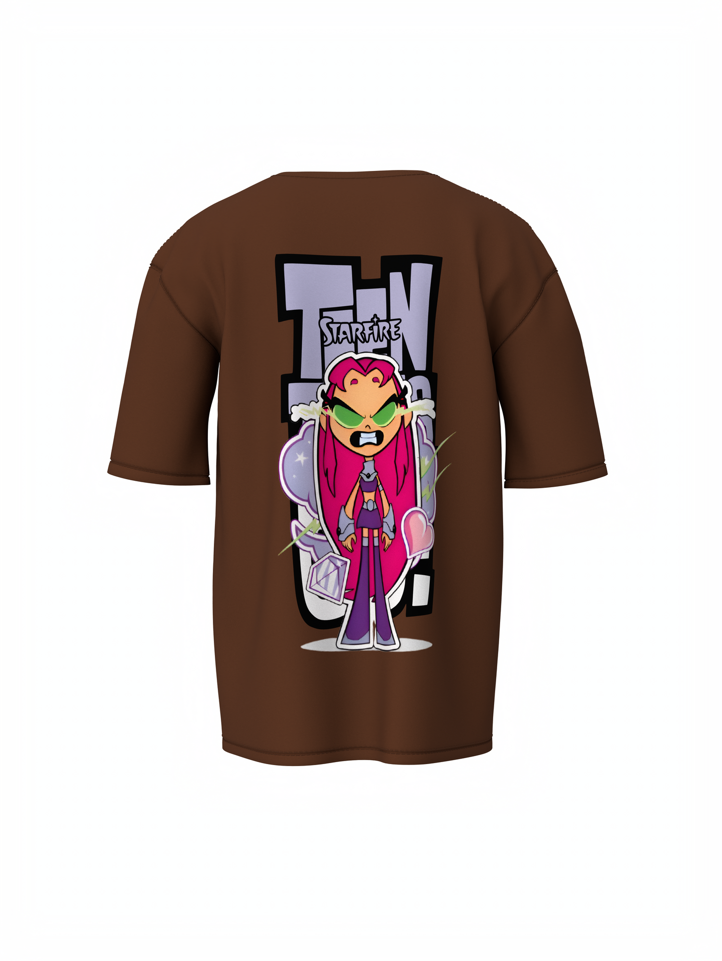 Teen Titans Oversized T-Shirt Cartoon Fans Streetwear Style