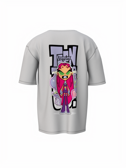 Teen Titans Oversized T-Shirt Cartoon Fans Streetwear Style