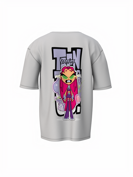 Teen Titans Oversized T-Shirt Cartoon Fans Streetwear Style
