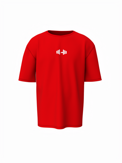 Iron Addict Oversized Gym T-Shirt  Power for Strength Lifters