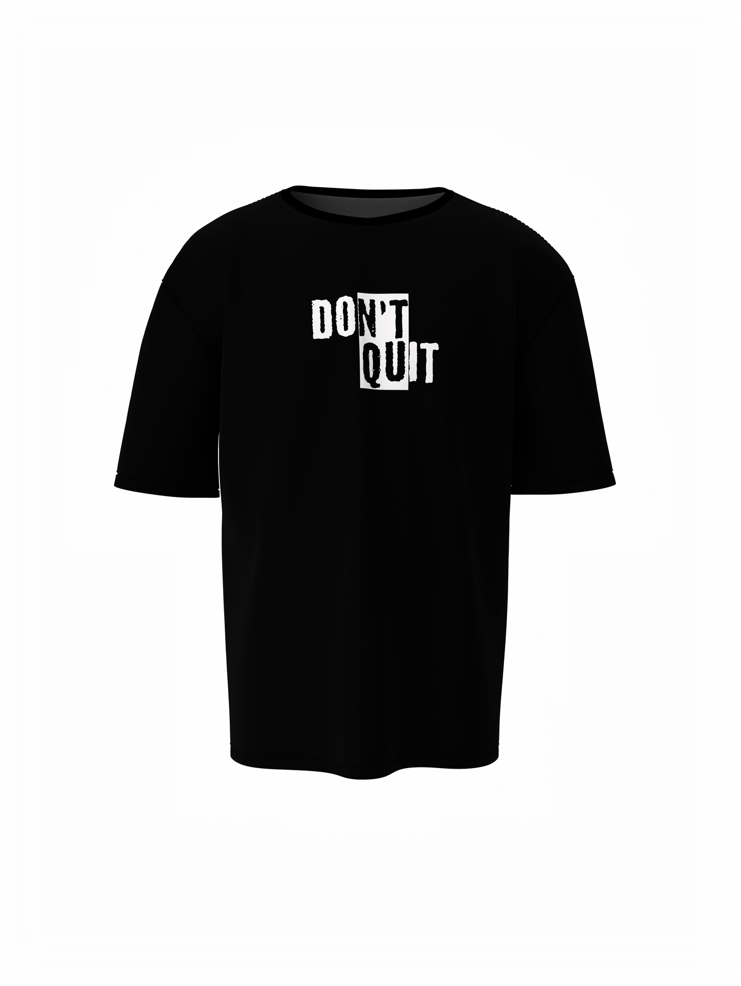 Don't Quit Gym T-Shirt Push Limits in Bold Motivational Style