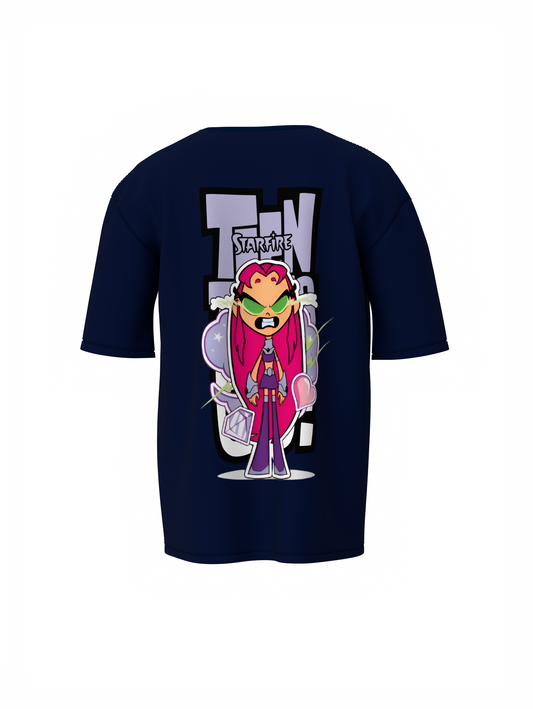 Teen Titans Oversized T-Shirt Cartoon Fans Streetwear Style