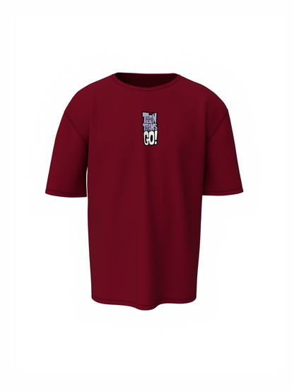 Teen Titans Oversized T-Shirt Cartoon Fans Streetwear Style