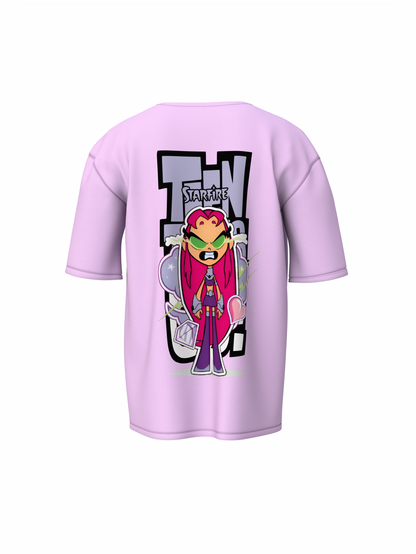 Teen Titans Oversized T-Shirt Cartoon Fans Streetwear Style
