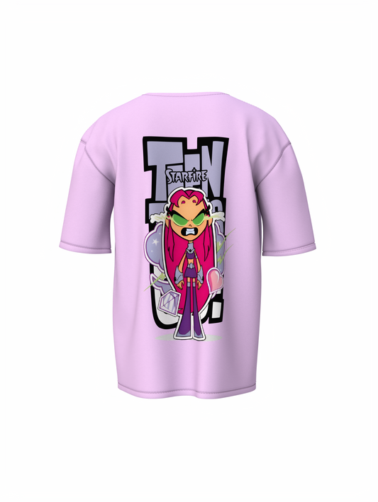Teen Titans Oversized T-Shirt Cartoon Fans Streetwear Style