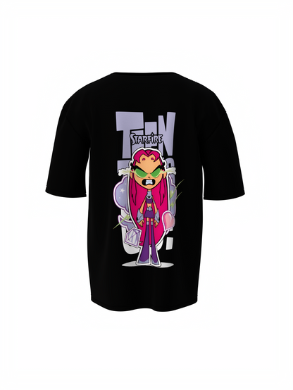 Teen Titans Oversized T-Shirt Cartoon Fans Streetwear Style