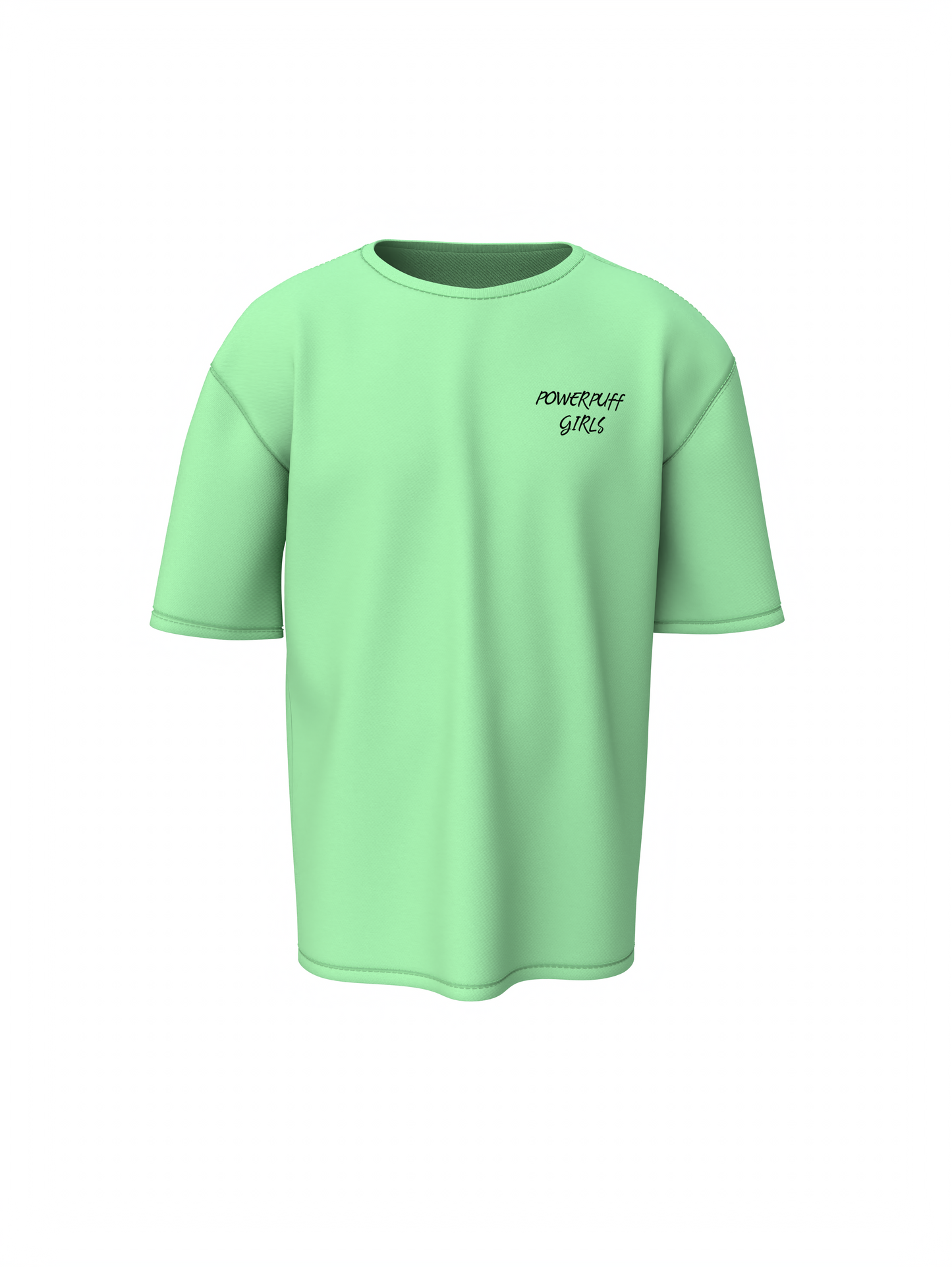 Powerpuff Girls Oversized T-Shirt for Cute Streetwear Tee Wear