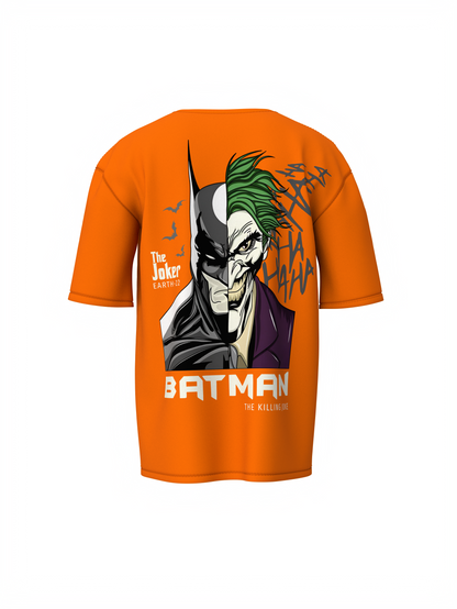 Dark Knight vs Joker Face Oversized T-shirt Comfortable Wear