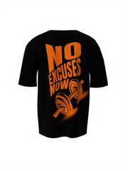 No Excuses Now Oversized T-Shirt
