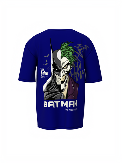 Dark Knight vs Joker Face Oversized T-shirt Comfortable Wear