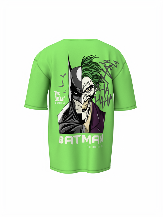 Dark Knight vs Joker Face Oversized  T-shirt