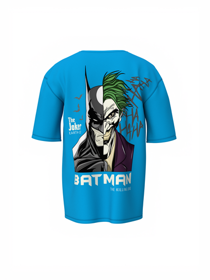 Dark Knight vs Joker Face Oversized T-shirt Comfortable Wear
